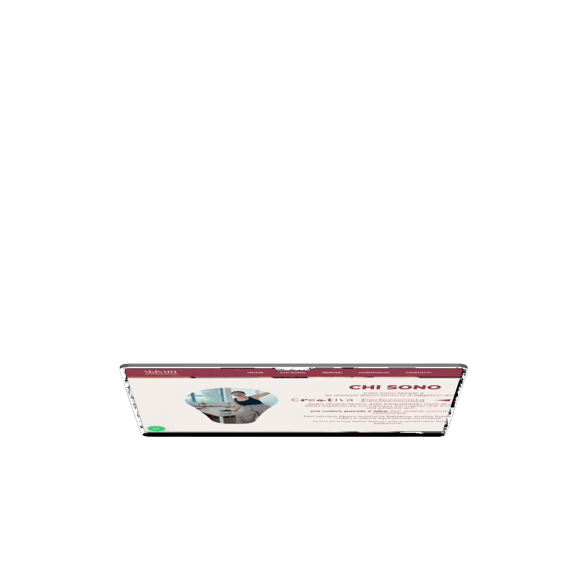 Laptop Small Web Space
